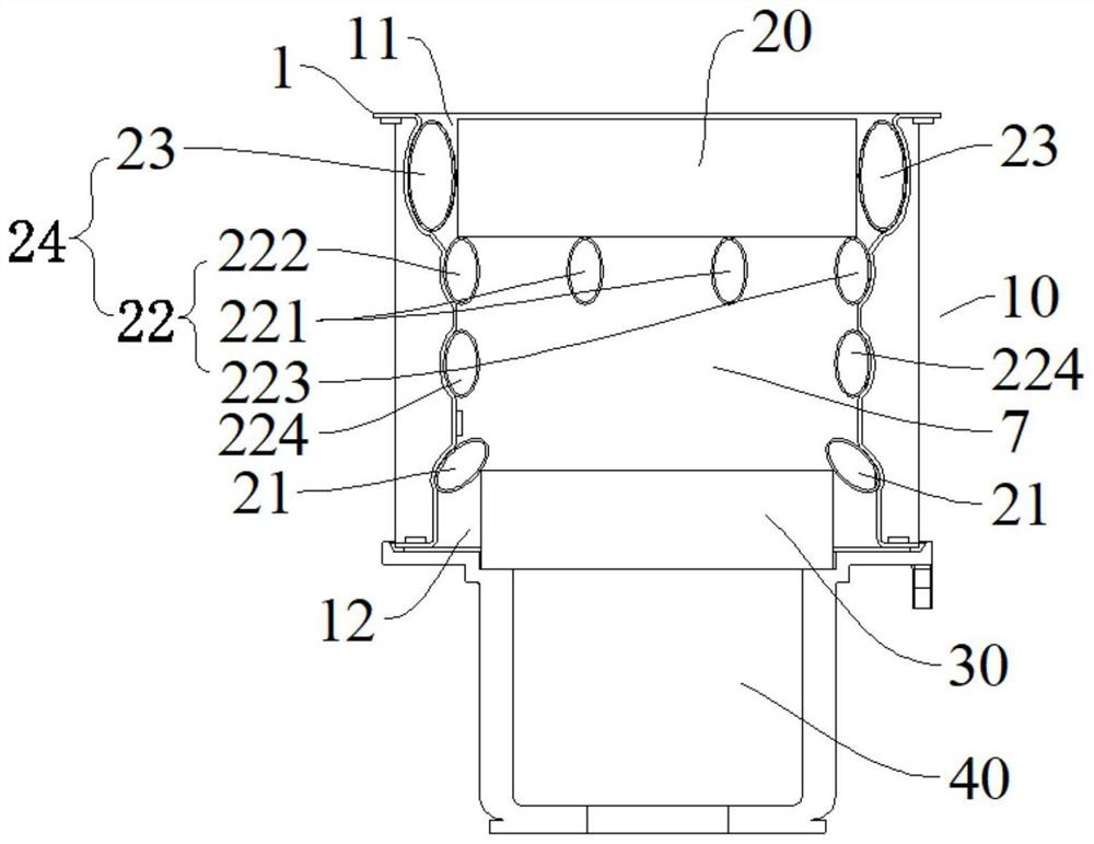 Combustion heat exchange assembly and combustion heat exchange equipment