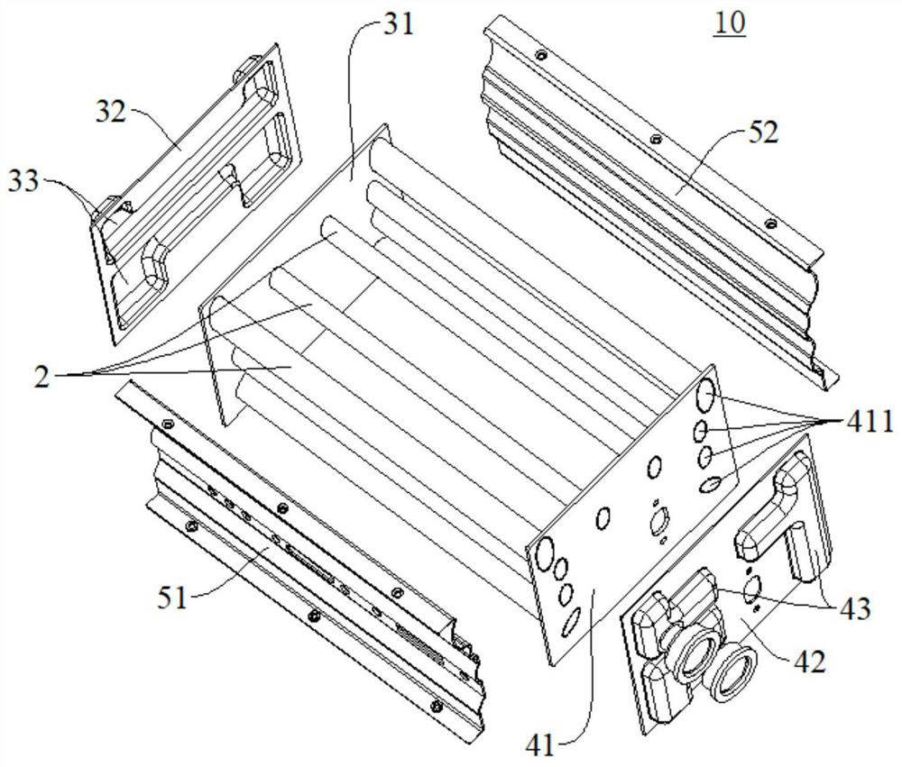 Combustion heat exchange assembly and combustion heat exchange equipment