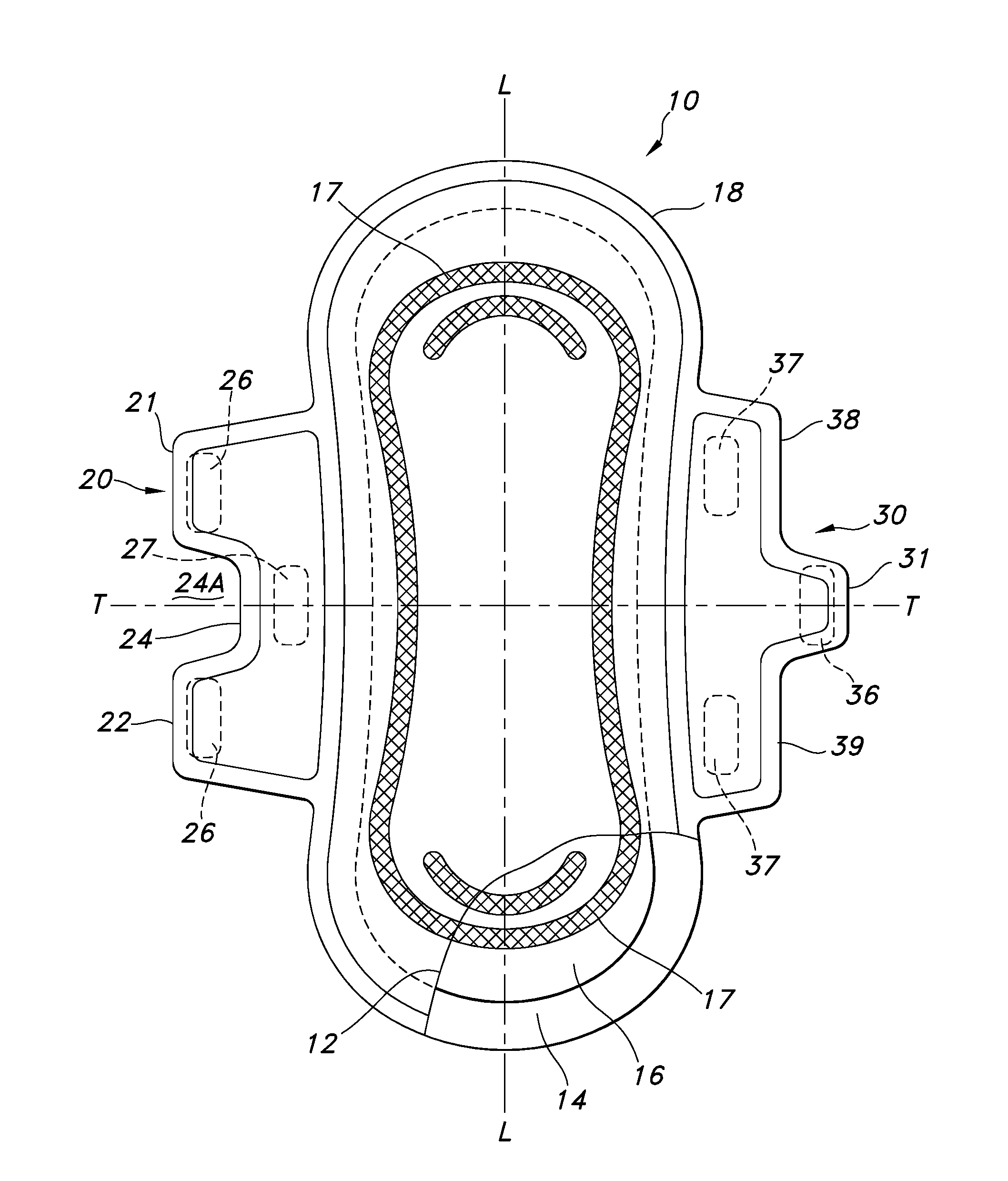 Absorbent Personal Care Article Having Intermeshing Flaps