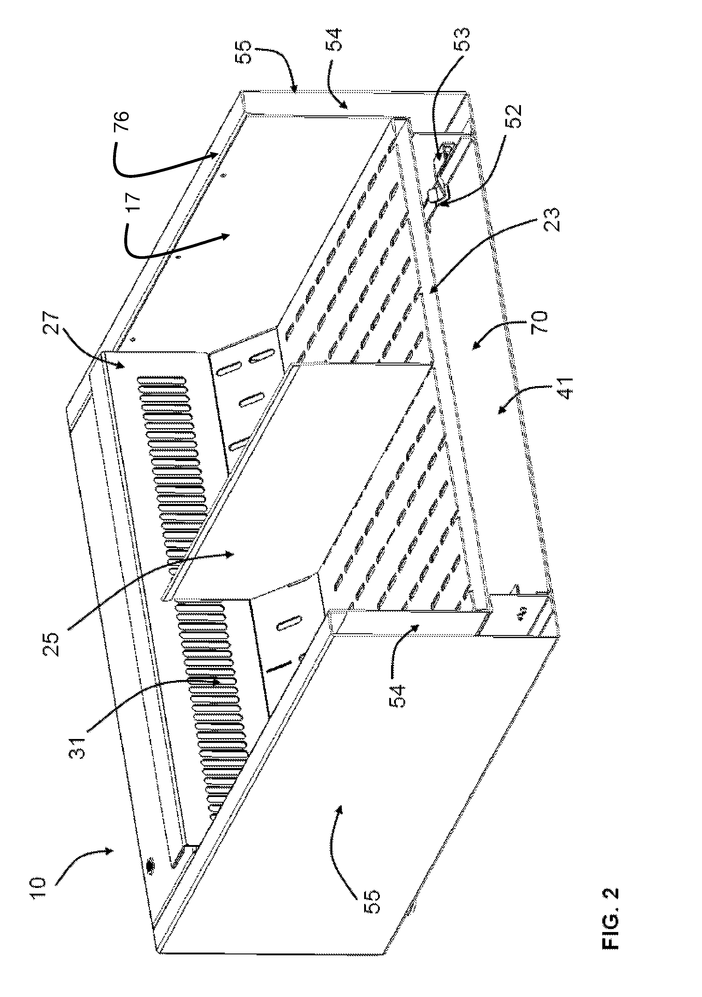 Apparatus for extending the holding time for food
