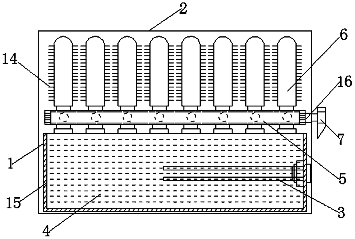 A heater with a phase-change heat storage tank coupled with a radiator pipe row