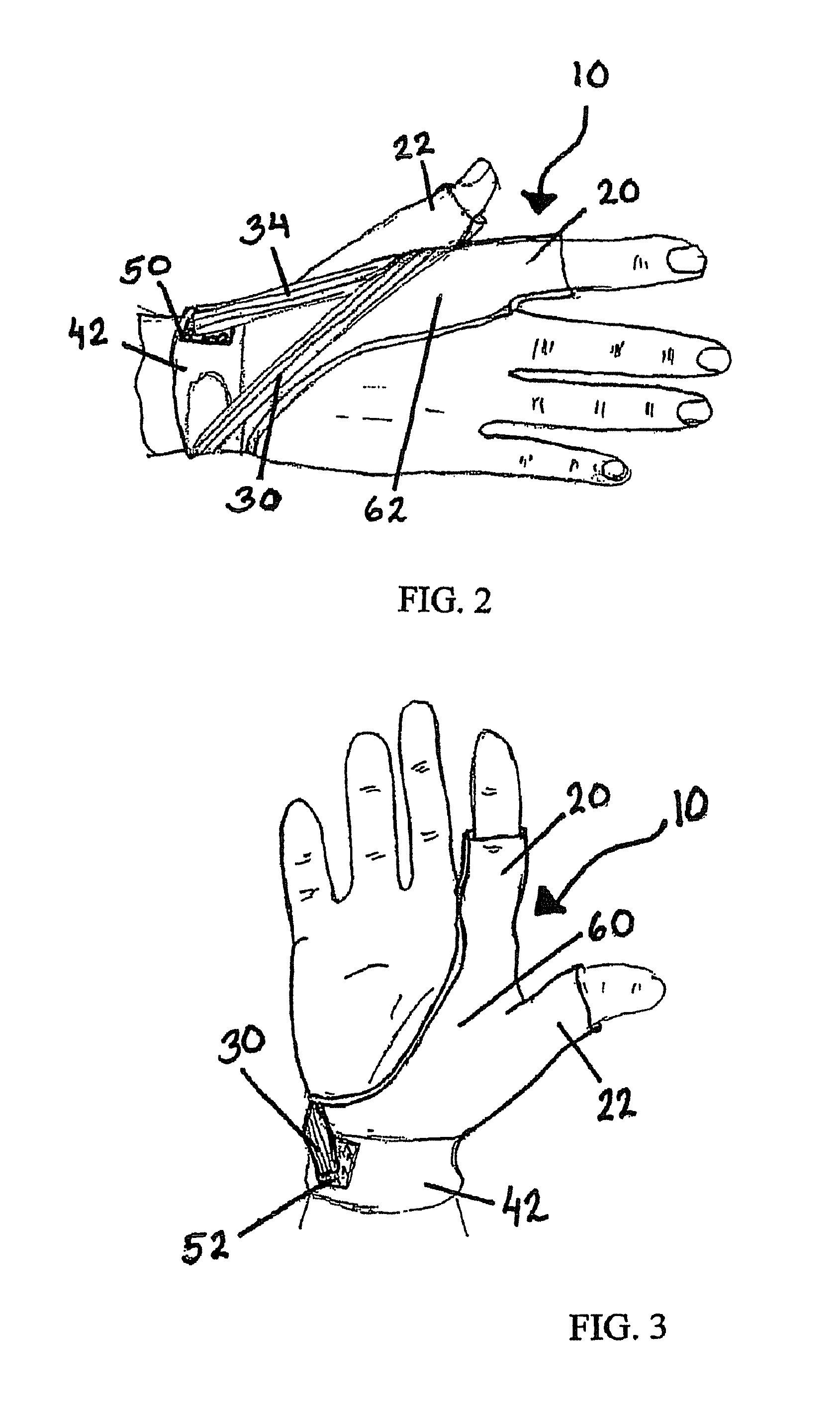 Tennis glove