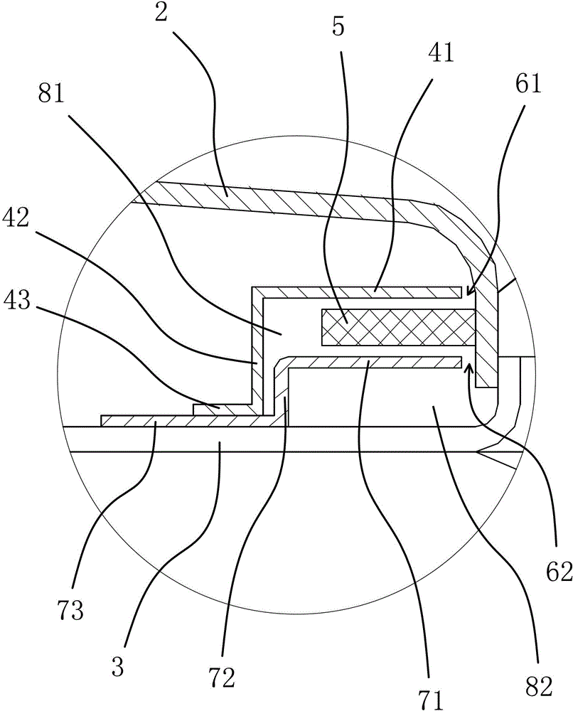 A self-adaptive adjustment mouth ring device for a pump