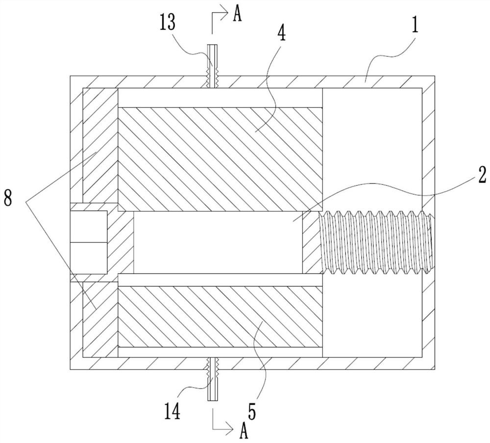 Multi-connected pneumatic numerical control device for forming cross-shaped through hole kidney-shaped grooves of bolts