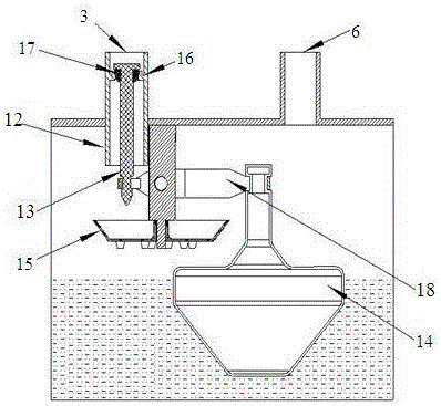 Automatic limiting and short-circuit-proof liquid supplementing and feeding system for storage battery pack