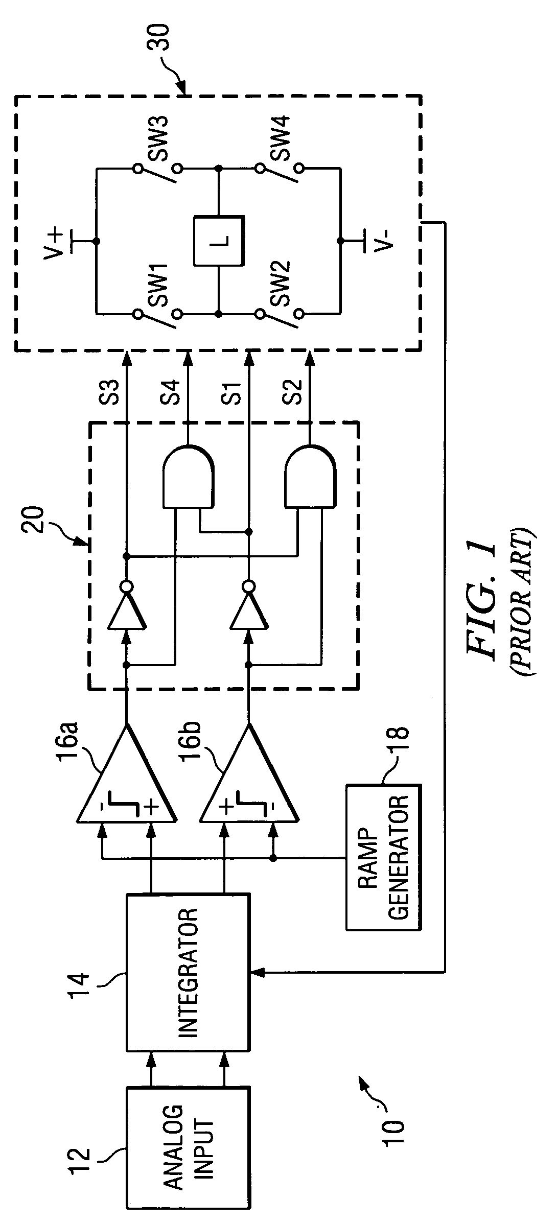 Class-D amplifier having high order loop filtering