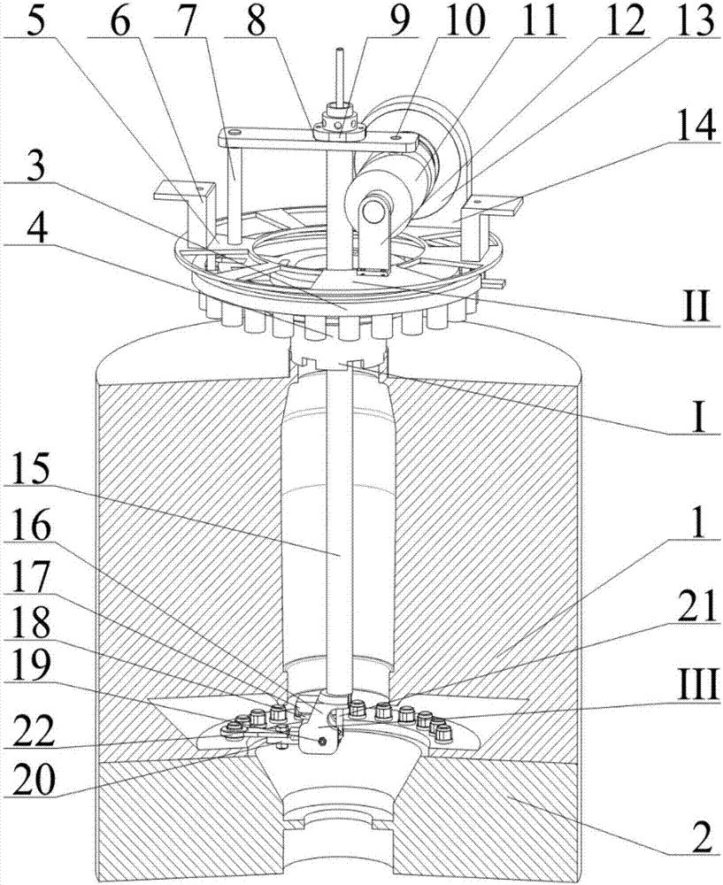 Automatic bolt pre-tightening method for narrow-opening deep-cavity environment