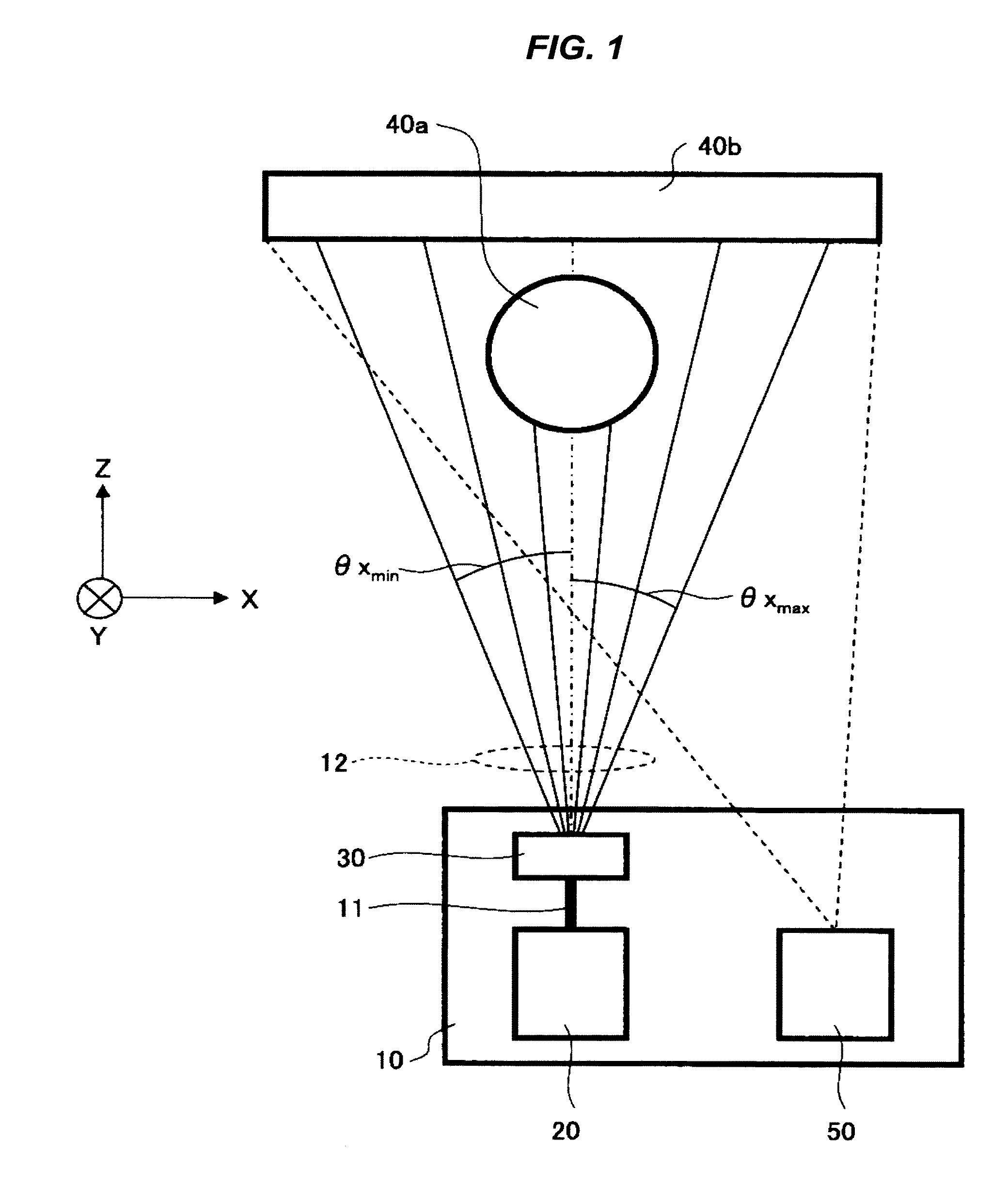 Diffractive optical element and measuring device