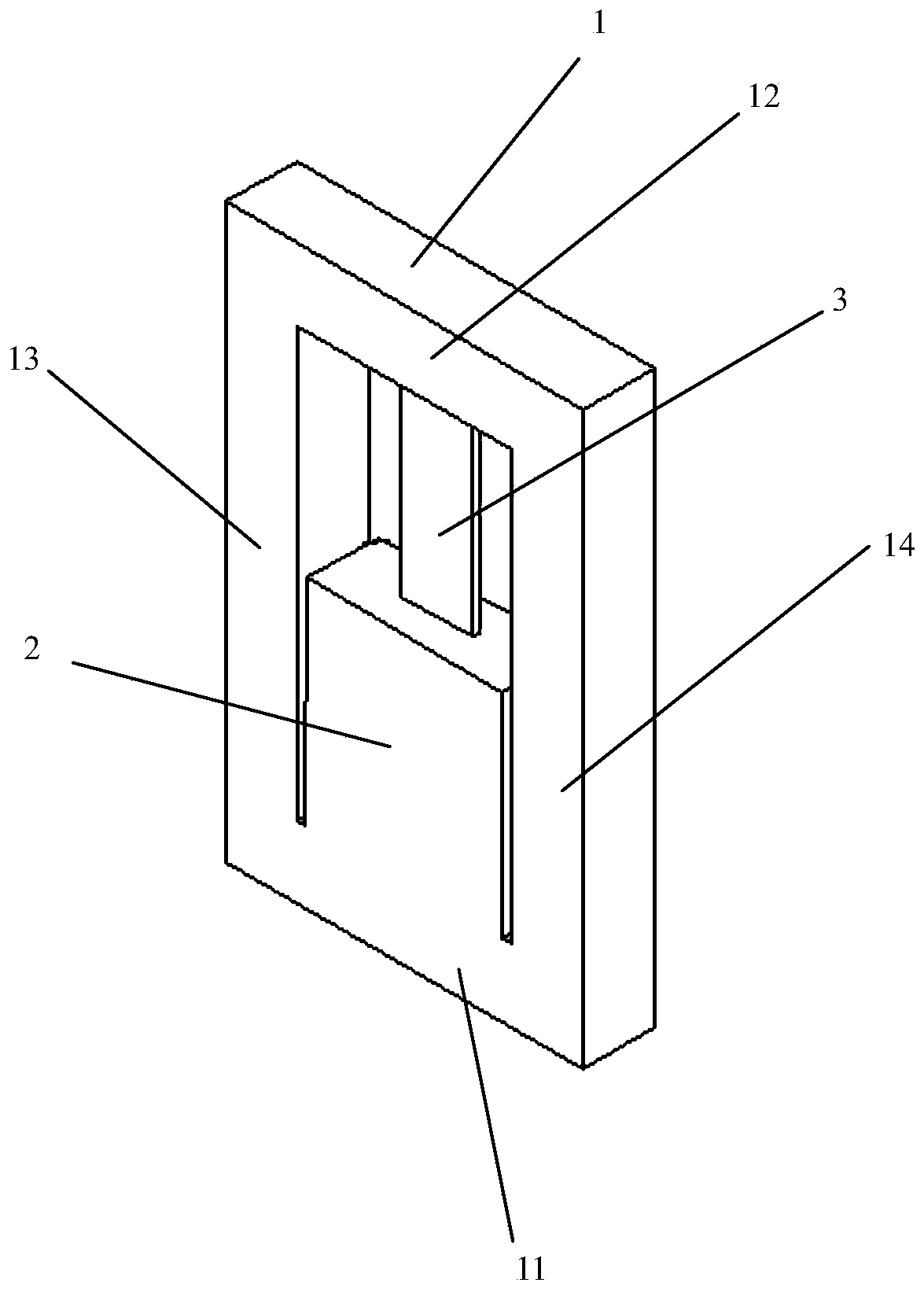 Single component strain amplification structure