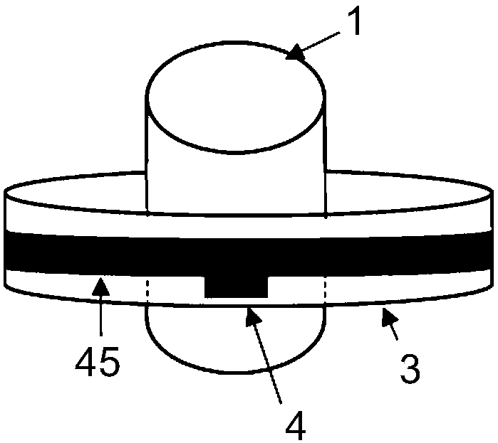 A chemical-mechanical grinding device with no rotating end point