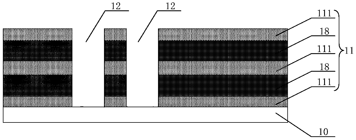 3D NAND flash memory and preparation method