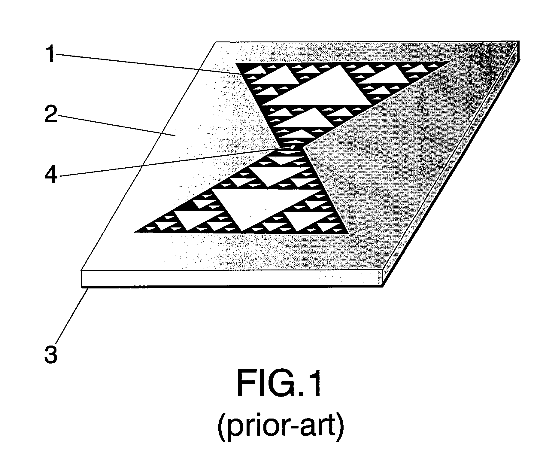 Undersampled microstrip array using multilevel and space-filling shaped elements