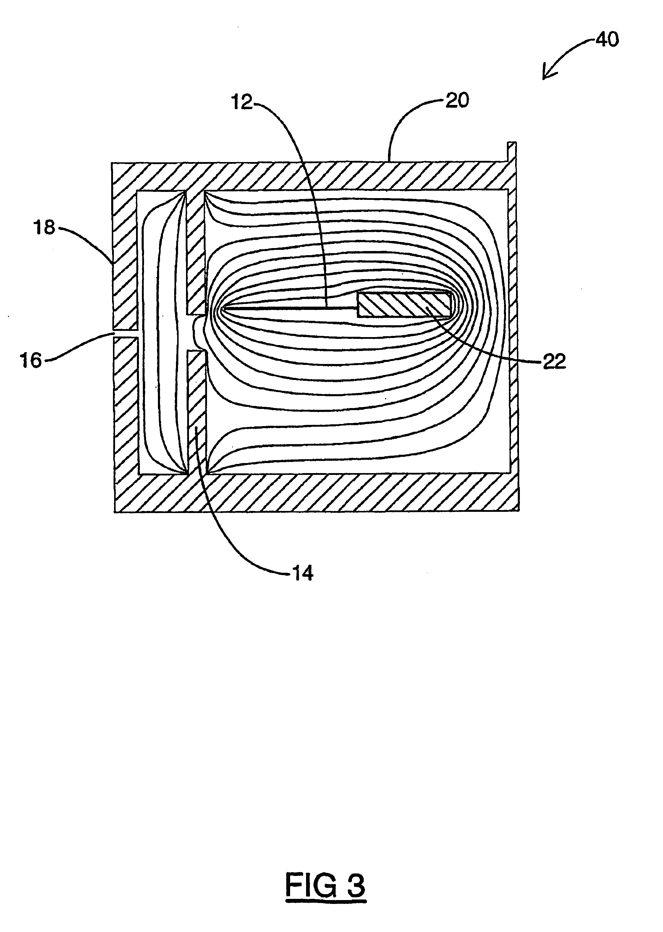 Atmospheric pressure ion lens for generating a larger and more stable ion flux