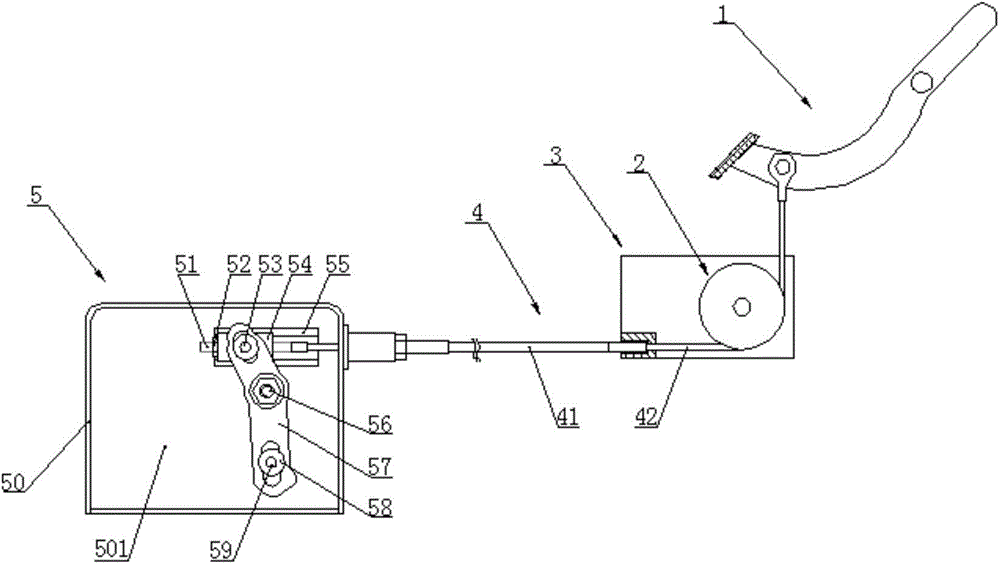 A tractor automatic clutch