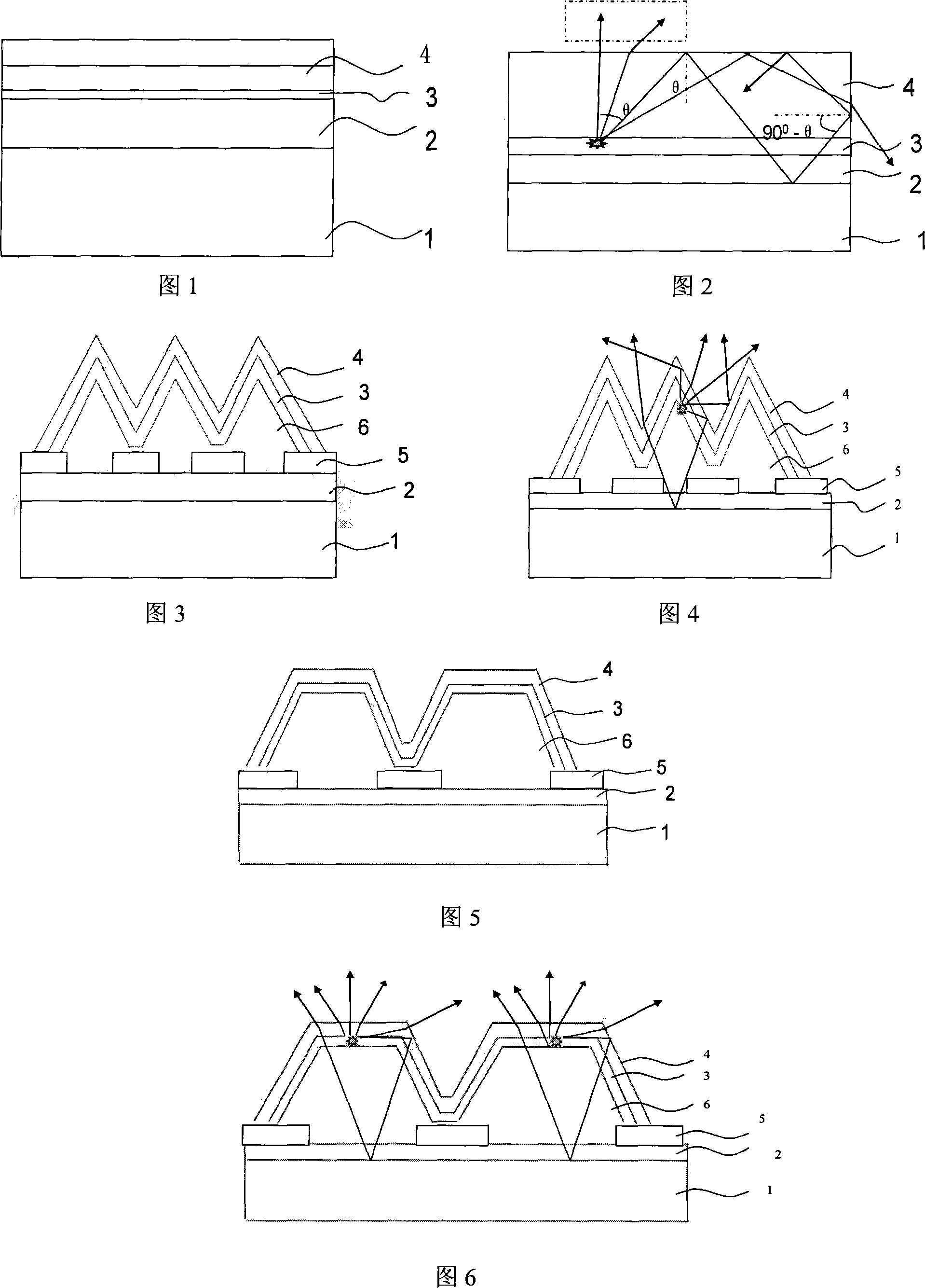 Gallium nitride based LED epitaxial slice structure and method for preparing the same