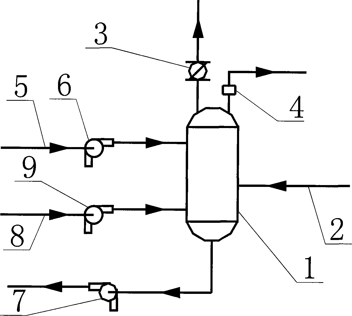 Technique and equipment for mixing ore pulp in production of alumina