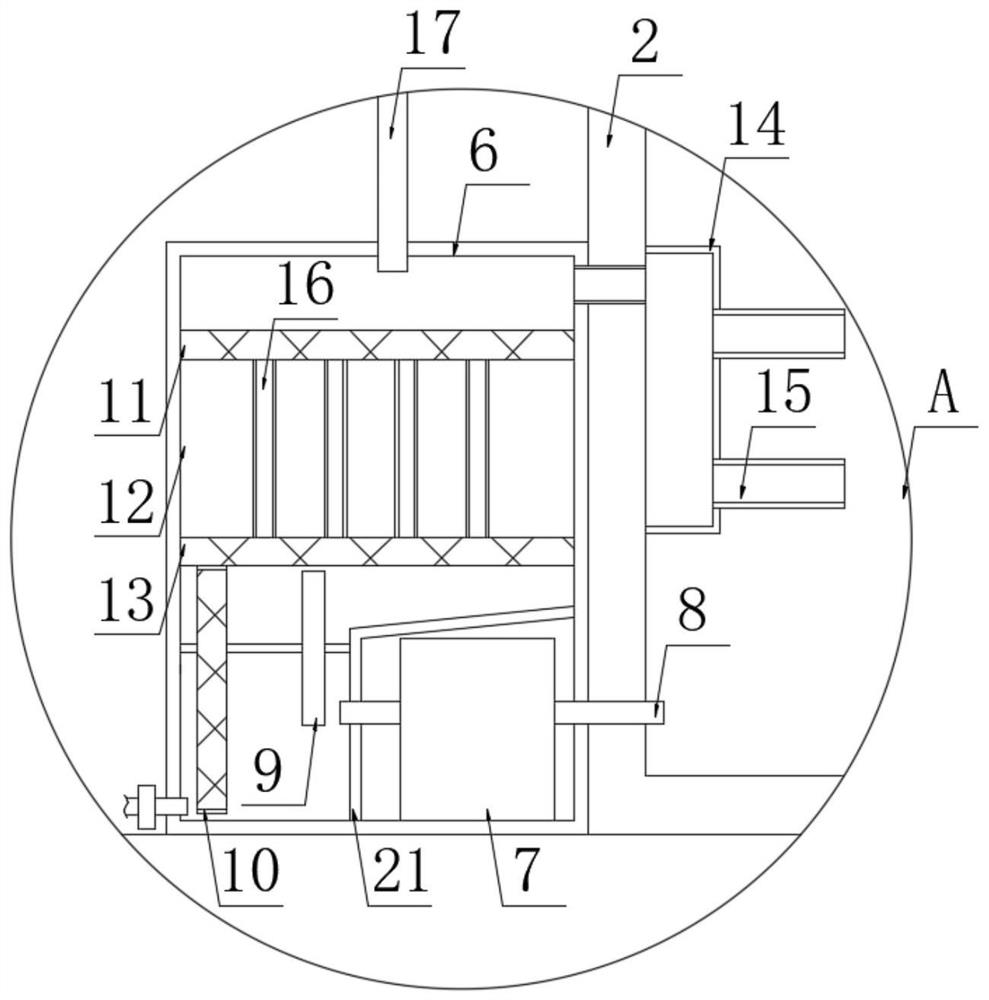 Drying device for redwood furniture processing and drying method thereof