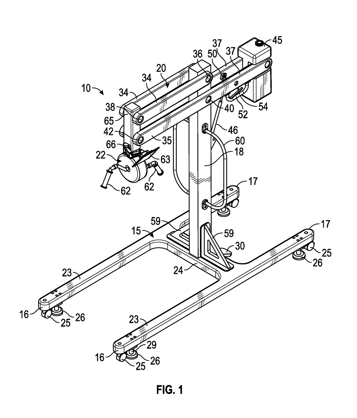 Exercise machine and method for use in a supine position