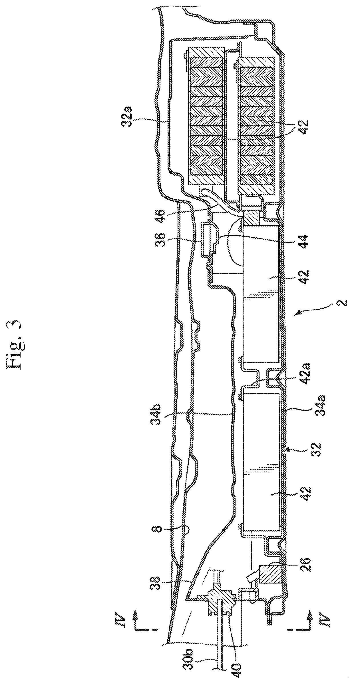 Battery device for vehicle