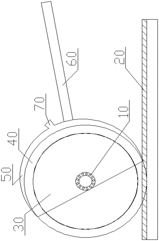 Lubricating applicator for slideway of automobile sunroof