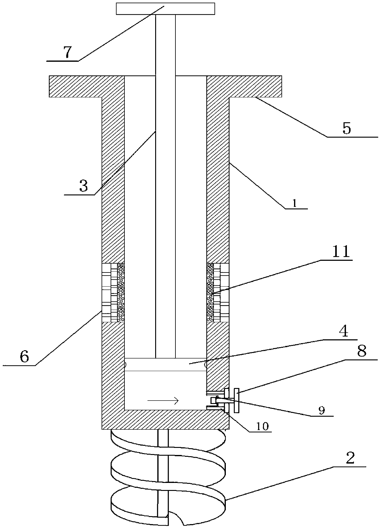 Portable underground leaching solution collecting device