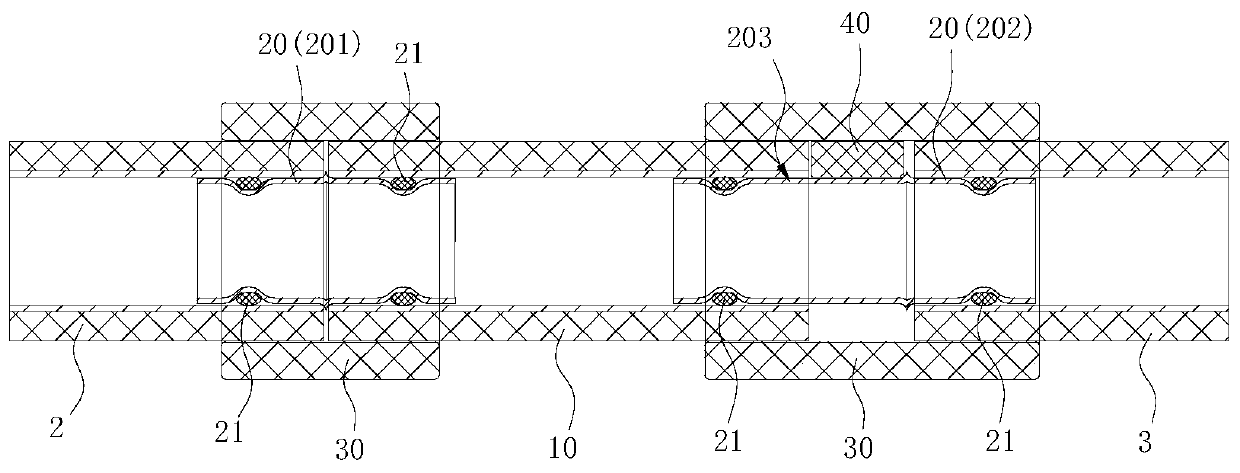 Stainless steel pipeline emergency maintenance construction method