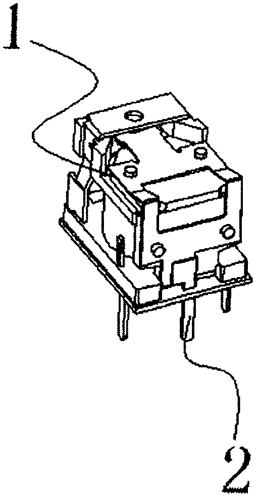 An assembly process of a relay