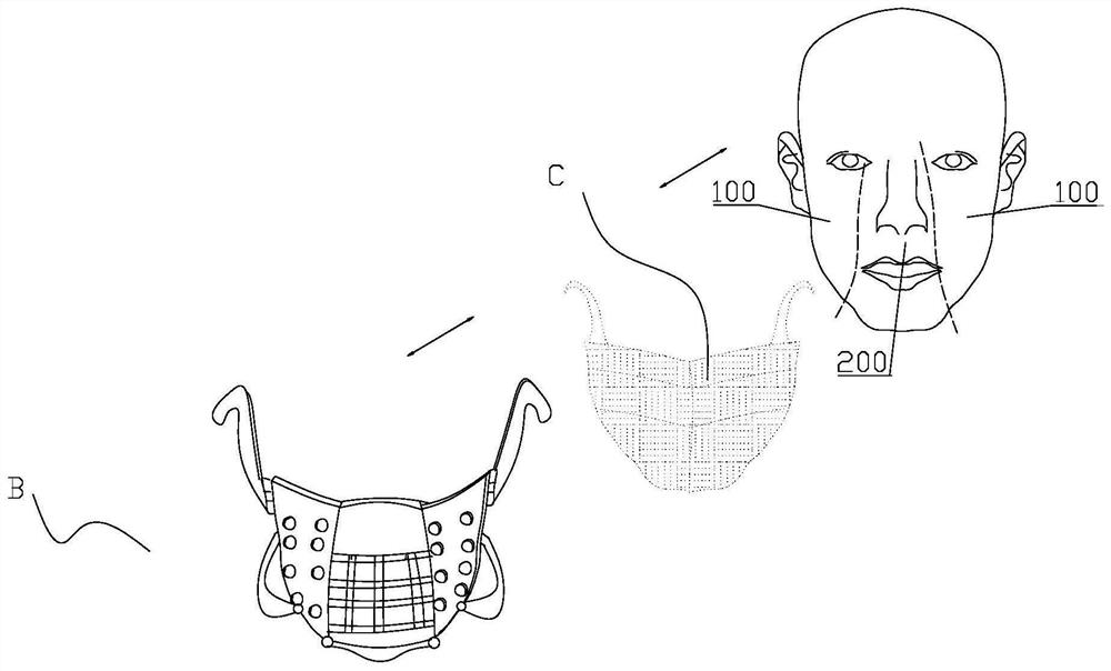 A head-mounted cooling device