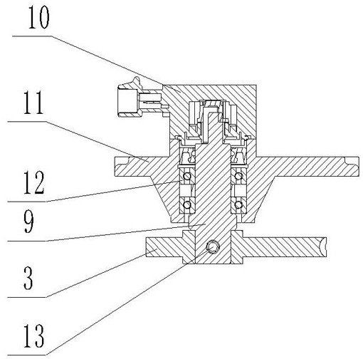 Gear shifting mechanism suitable for automobile two-gear gearbox