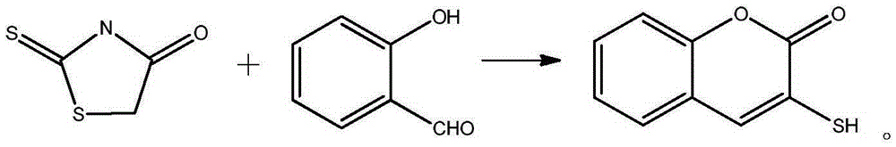 Method for preparing 3-sulfydryl coumarin