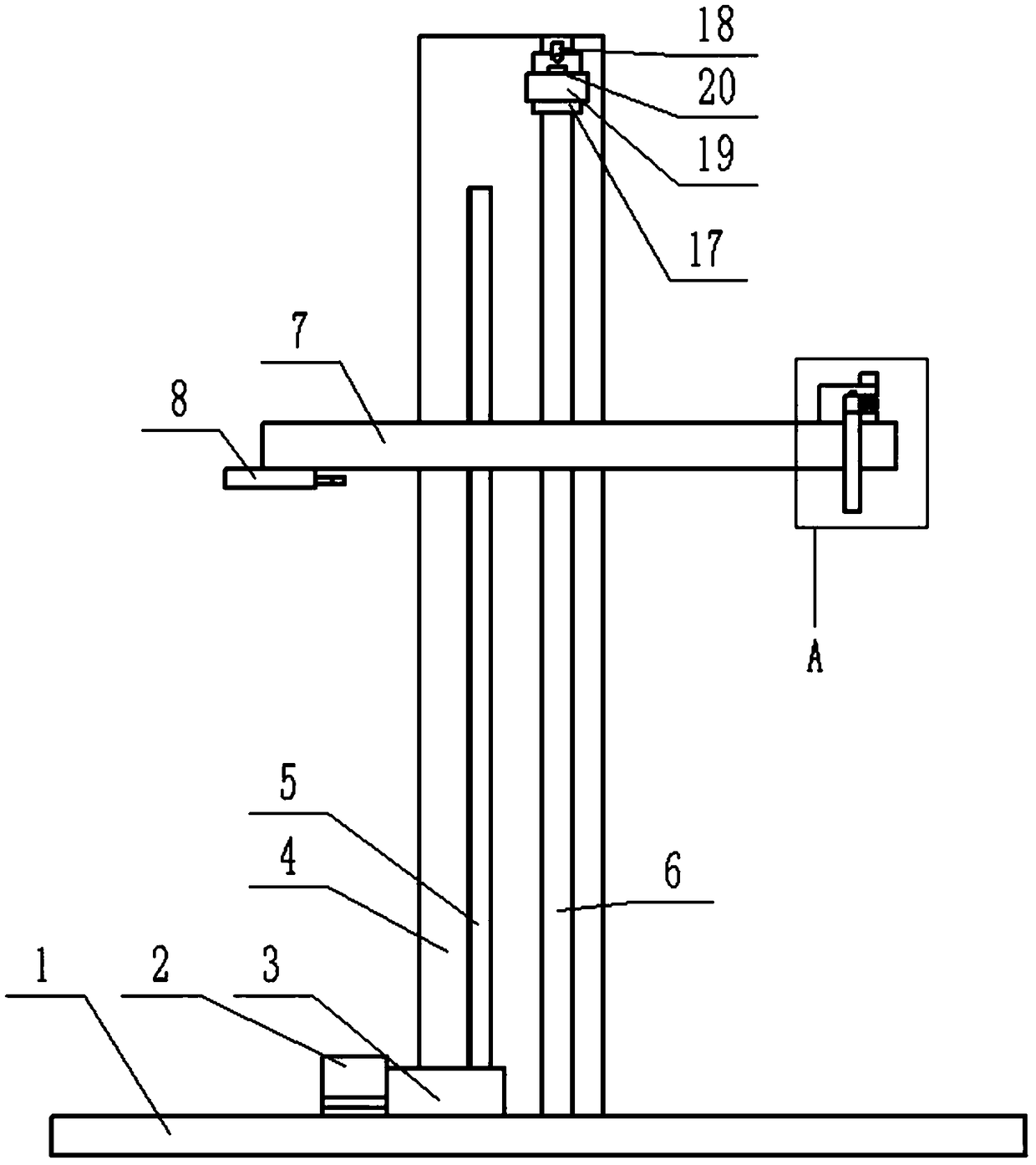 Garment measuring device and using method thereof