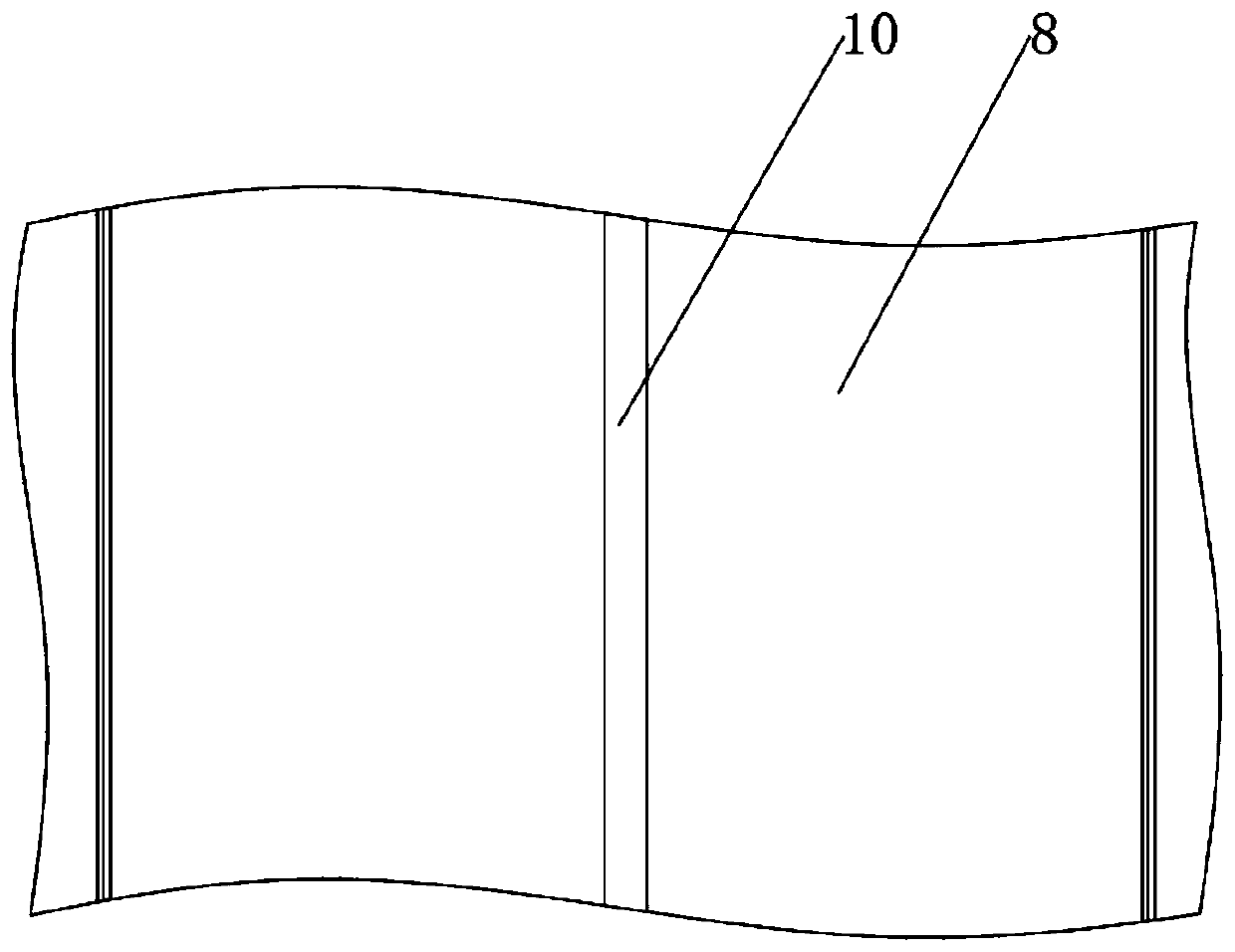 Device for preventing leakage of basement bottom plate post-pouring belt and construction method thereof