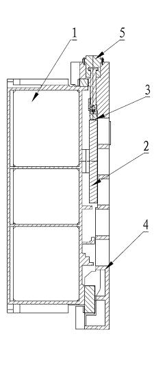 Guide track unloading device for crossbeam of large-sized machine tool and deflection compensation method