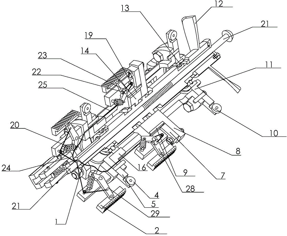 Cable-free type pipeline countercurrent crawl device
