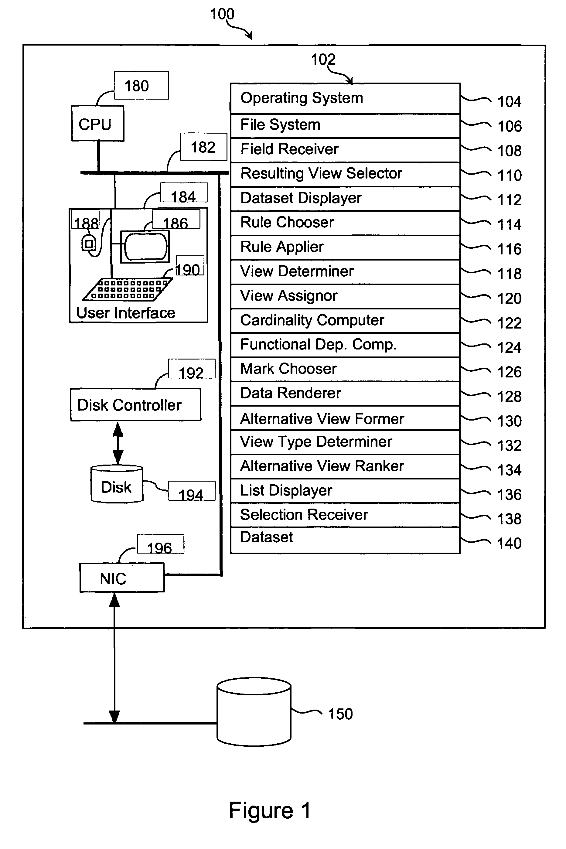 Computer systems and methods for automatically viewing multidimensional databases