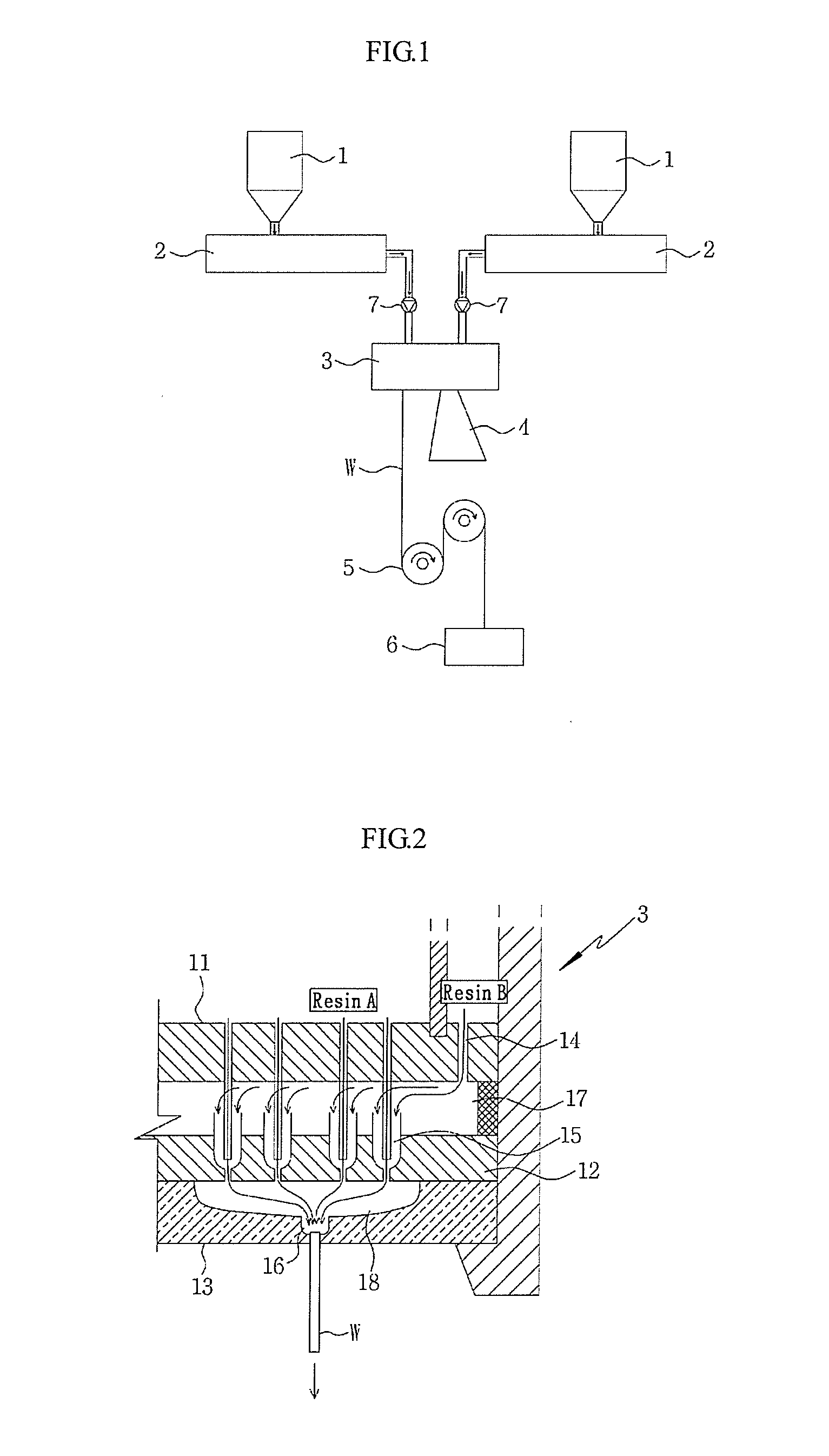 Method and apparatus for fabricating conjugate fiber, and conjugate fiber fabricated thereby