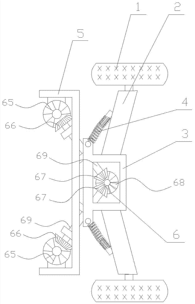 The wheels automatically switch and adjust the lifting vehicle according to the uneven terrain