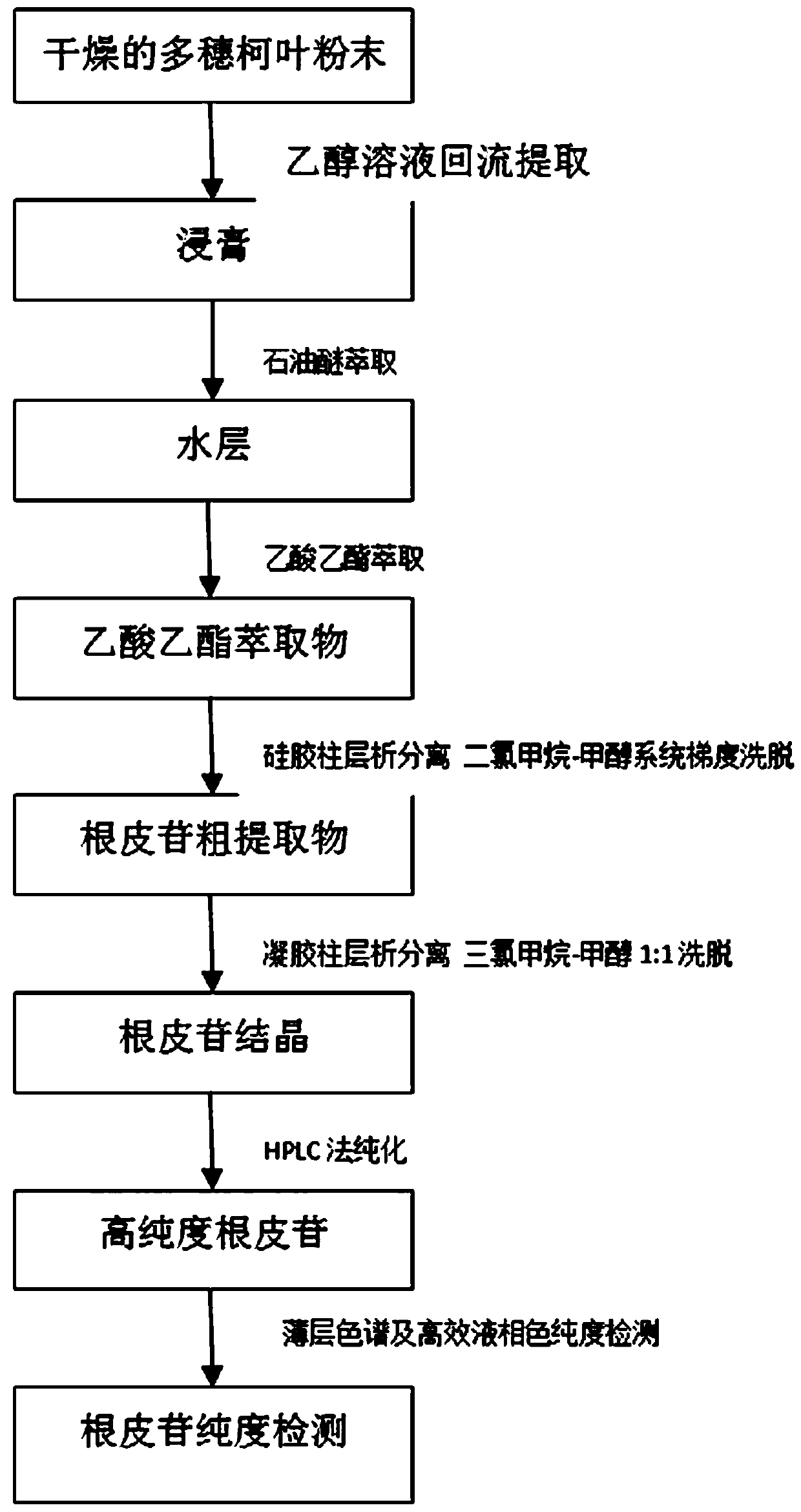 Preparation method and quality detecting method of high-purity phlorizin