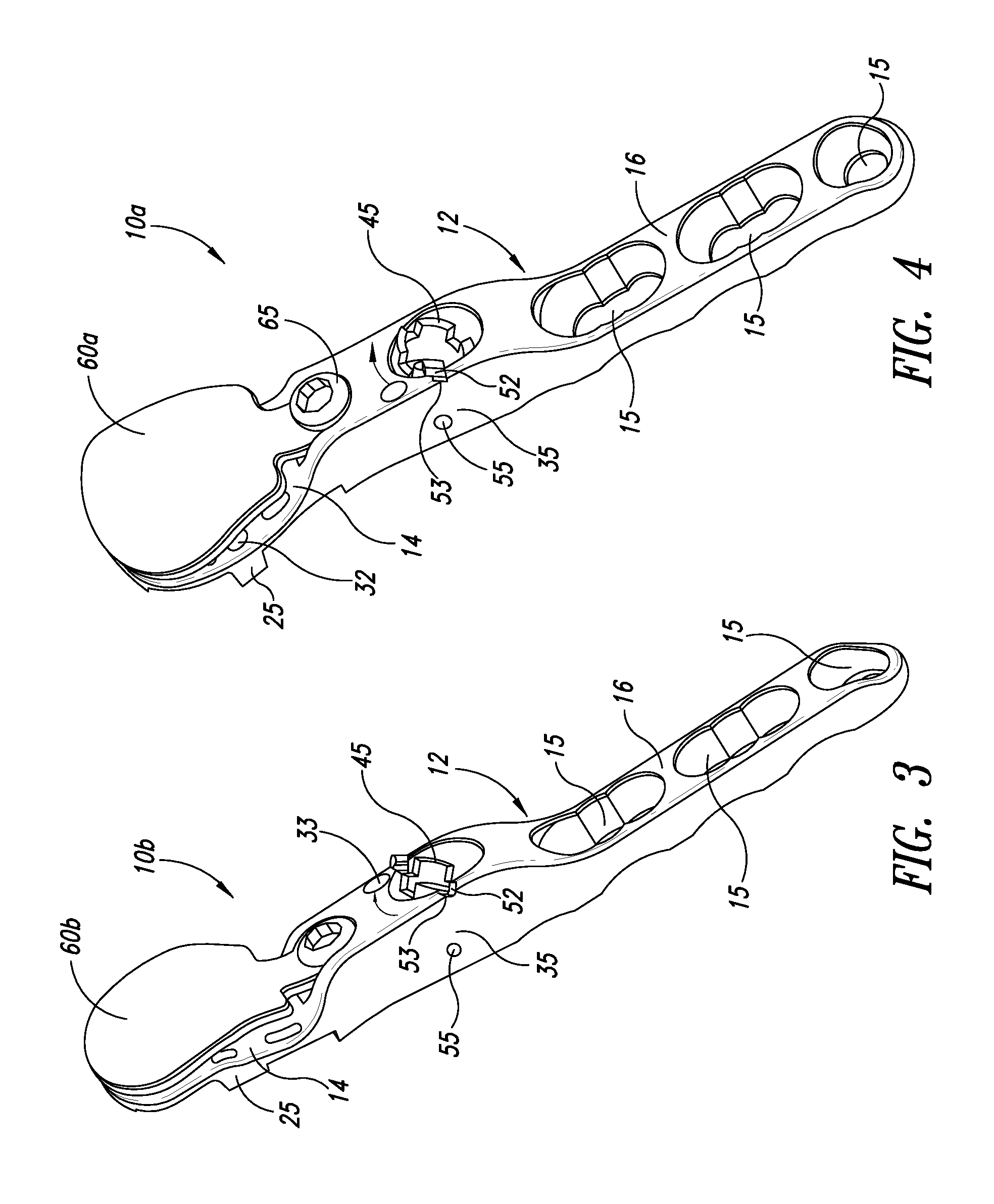 Device for the ostheosynthesis of proximal humerus fractures
