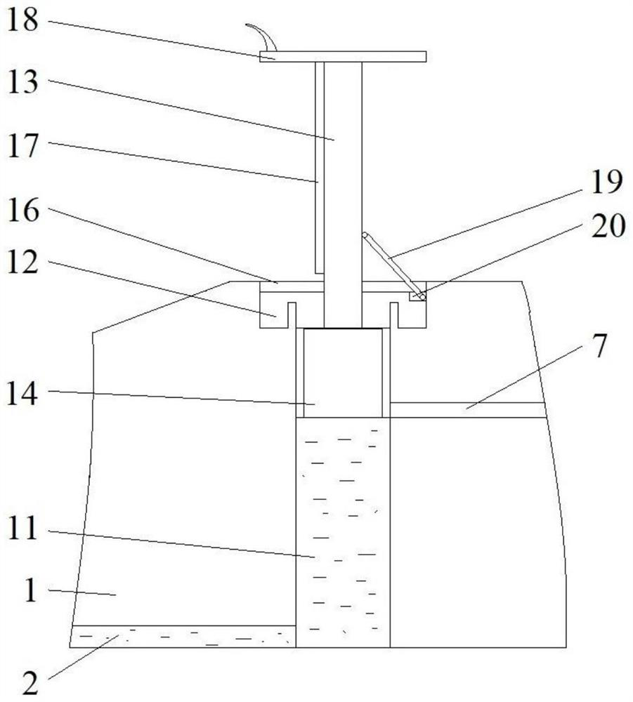 Wave wall and construction method thereof