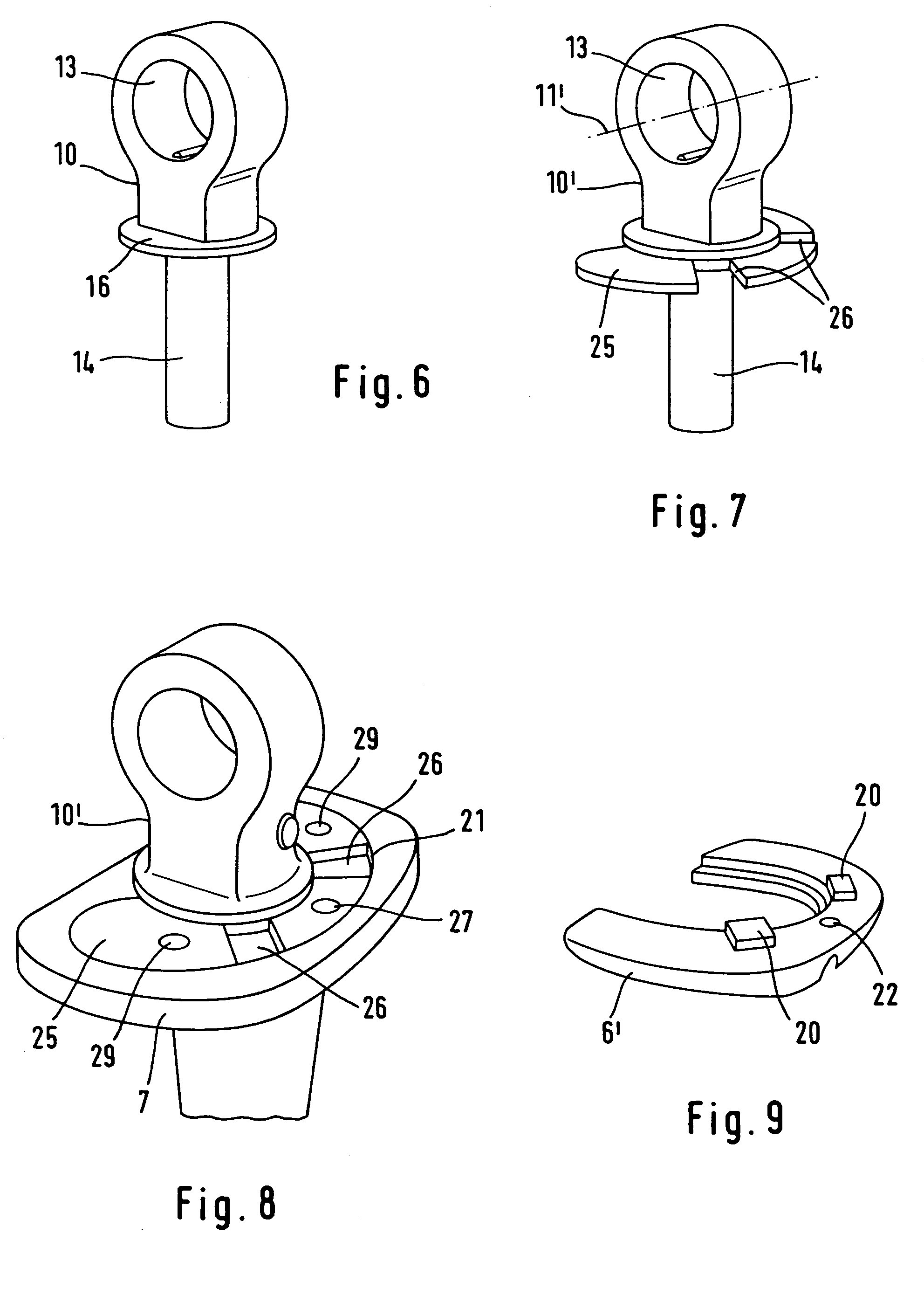 Knee prosthesis with rotation bearing