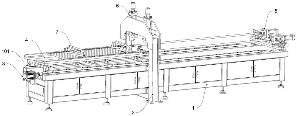 Drying frame bent pipe lap joint chambering forming machine