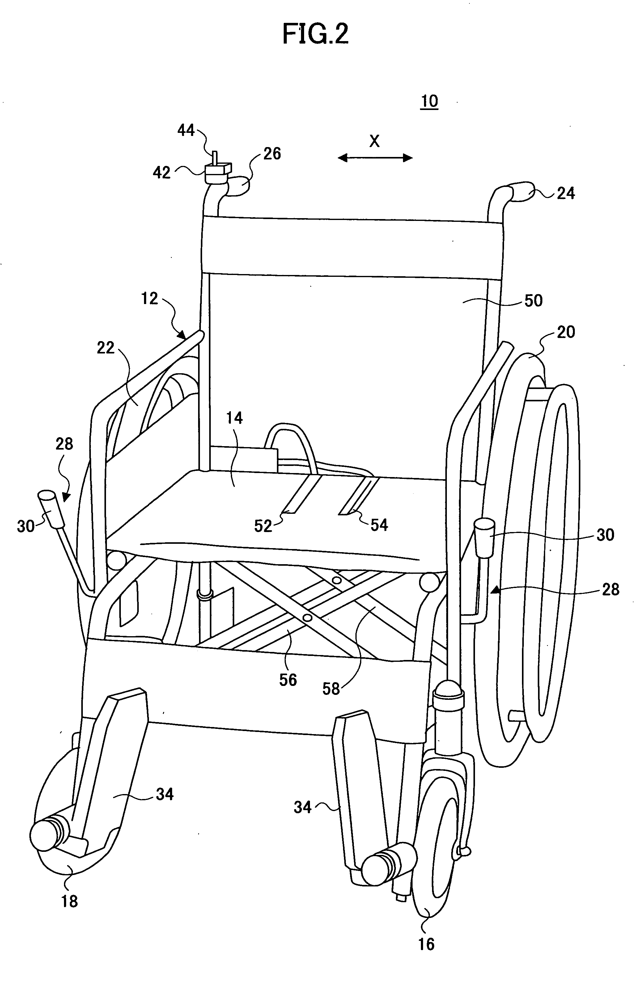 Wheelchair, brake unit therefor, and brake unit for a manually-propelled vehicle