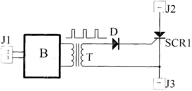 Trigger energy saving apparatus and thyristor switch