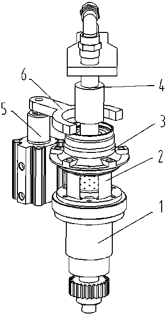 Shaft part inner hole quenching and pressing tool