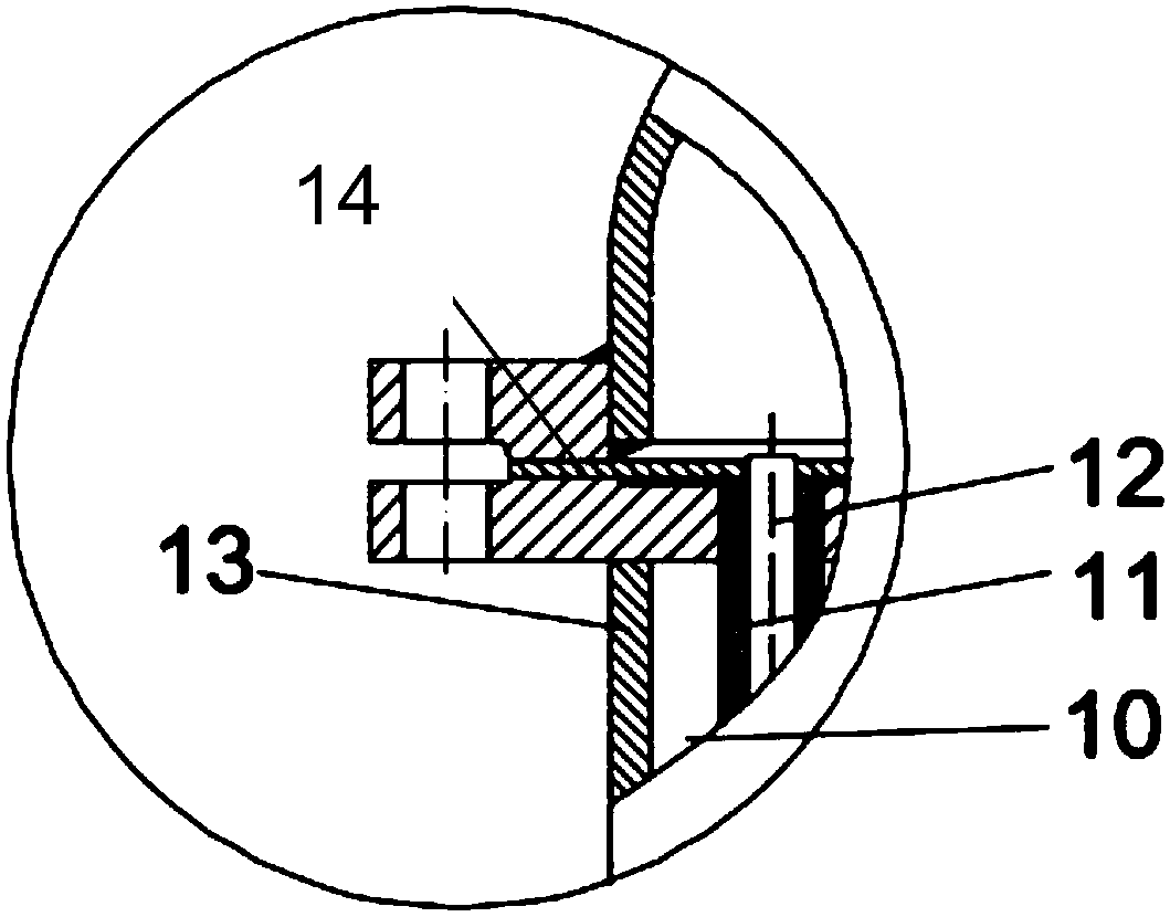 Energy-storage heat exchanger with double flow channels