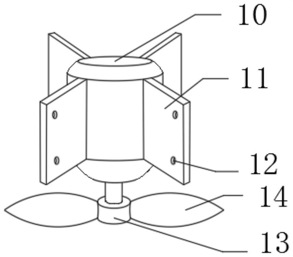 High air duct of countercurrent closed cooling tower