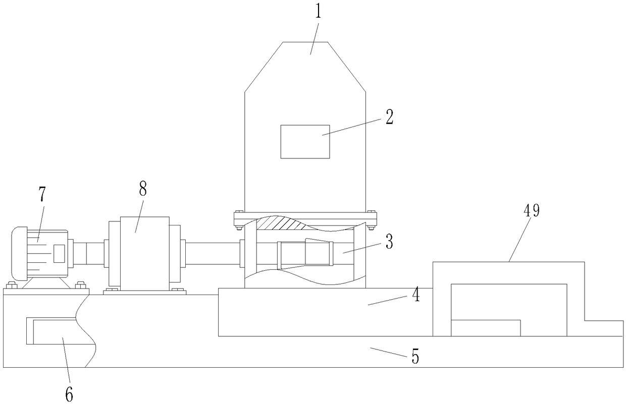 Internal mixer with dust-sucking and cooling device