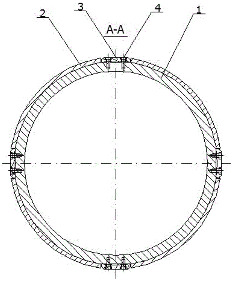 Anti-rotation structure of casing joint for deep-sea oil drilling