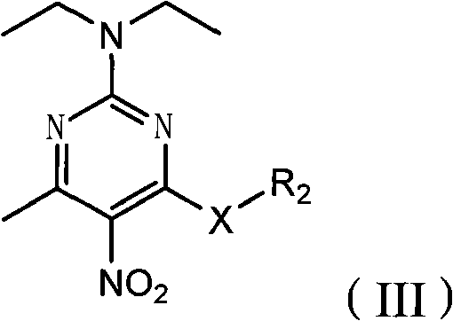 Poly-substituted miazines compound, preparation method and application thereof